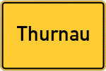 Place name sign Thurnau