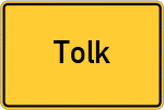 Place name sign Tolk