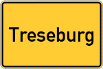 Place name sign Treseburg