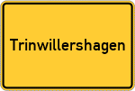 Place name sign Trinwillershagen