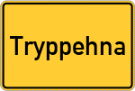 Place name sign Tryppehna