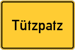 Place name sign Tützpatz