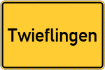Place name sign Twieflingen