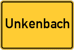 Place name sign Unkenbach