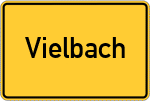 Place name sign Vielbach