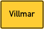 Place name sign Villmar
