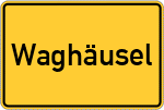 Place name sign Waghäusel