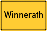 Place name sign Winnerath