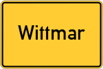 Place name sign Wittmar