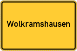 Place name sign Wolkramshausen