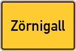 Place name sign Zörnigall