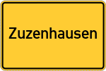 Place name sign Zuzenhausen