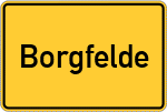 Place name sign Borgfelde
