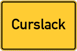 Place name sign Curslack