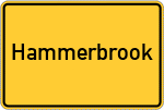 Place name sign Hammerbrook