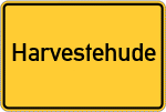 Place name sign Harvestehude