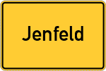 Place name sign Jenfeld