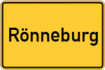 Place name sign Rönneburg