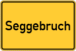 Place name sign Seggebruch