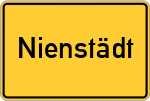 Place name sign Nienstädt