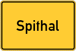 Place name sign Spithal