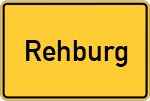 Place name sign Rehburg