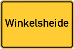 Place name sign Winkelsheide