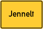 Place name sign Jennelt