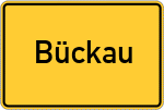 Place name sign Bückau