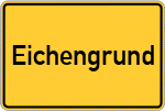 Place name sign Eichengrund