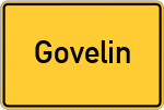 Place name sign Govelin