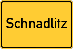 Place name sign Schnadlitz