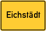 Place name sign Eichstädt