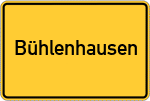 Place name sign Bühlenhausen