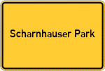 Place name sign Scharnhauser Park