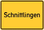 Place name sign Schnittlingen