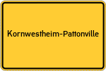 Place name sign Kornwestheim-Pattonville