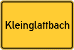 Place name sign Kleinglattbach