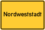 Place name sign Nordweststadt