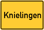 Place name sign Knielingen