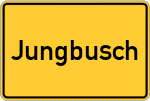 Place name sign Jungbusch