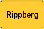 Place name sign Rippberg