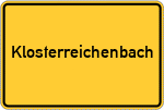 Place name sign Klosterreichenbach