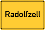 Place name sign Radolfzell