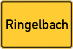 Place name sign Ringelbach