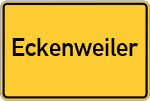 Place name sign Eckenweiler