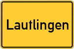 Place name sign Lautlingen