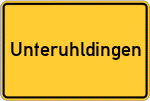 Place name sign Unteruhldingen