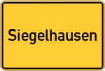 Place name sign Siegelhausen