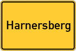 Place name sign Harnersberg